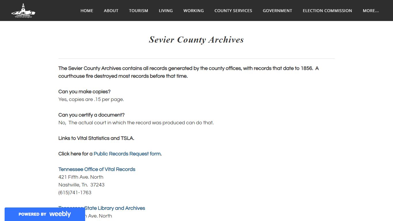 Archives - SEVIER COUNTY TENNESSEE